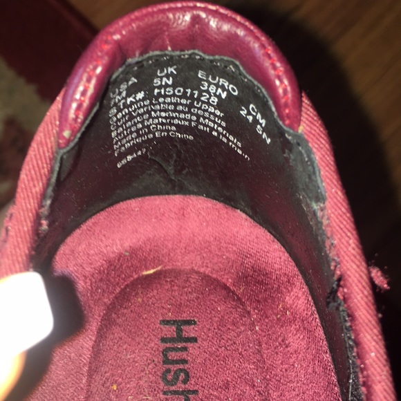 Maroon hush puppies - Picture 6 of 6